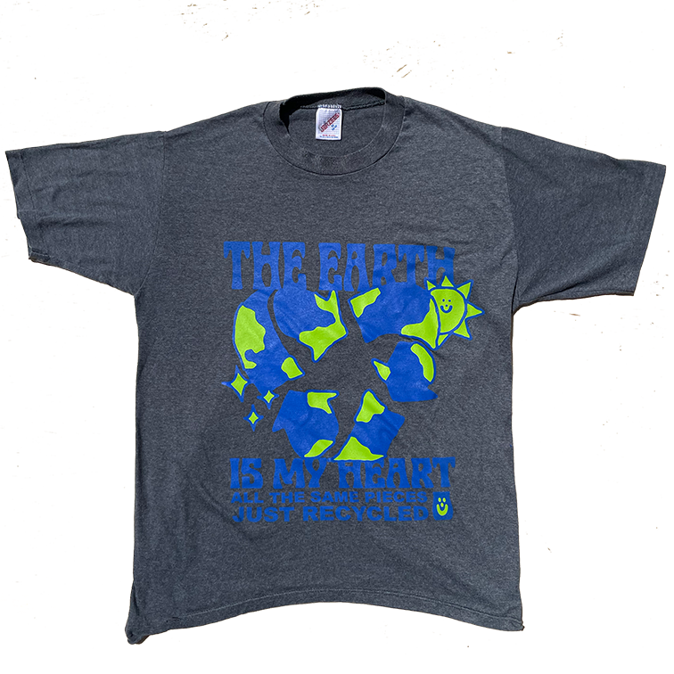 NEW LOOK THE EARTH - M - CHARCOAL