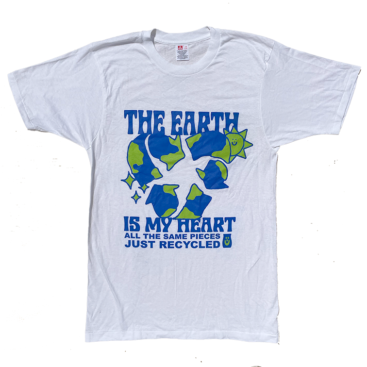 NEW LOOK THE EARTH - L - WHITE