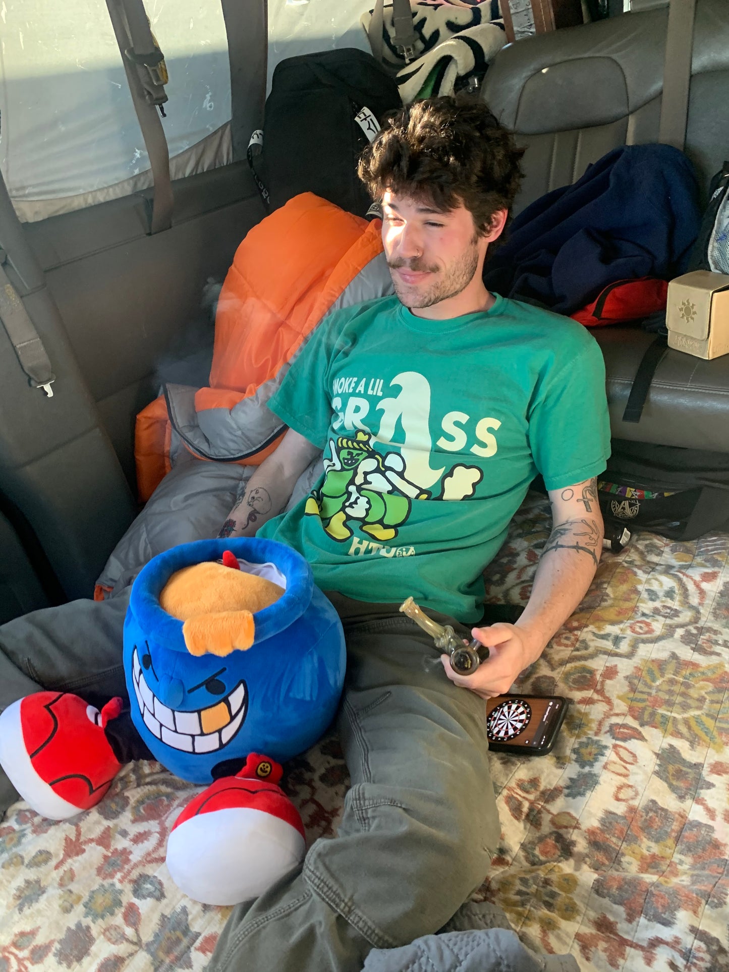 SMOKE GRASS TEE
