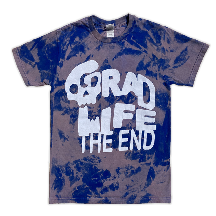 GRAD LIFE THE END BLEACHED TEE