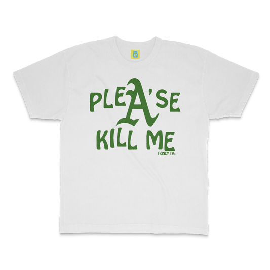 PLEA'SE KILL ME TEE - WHITE
