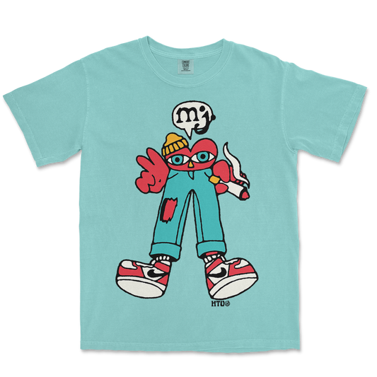 MOM JEANS. HEARTGUY TEE