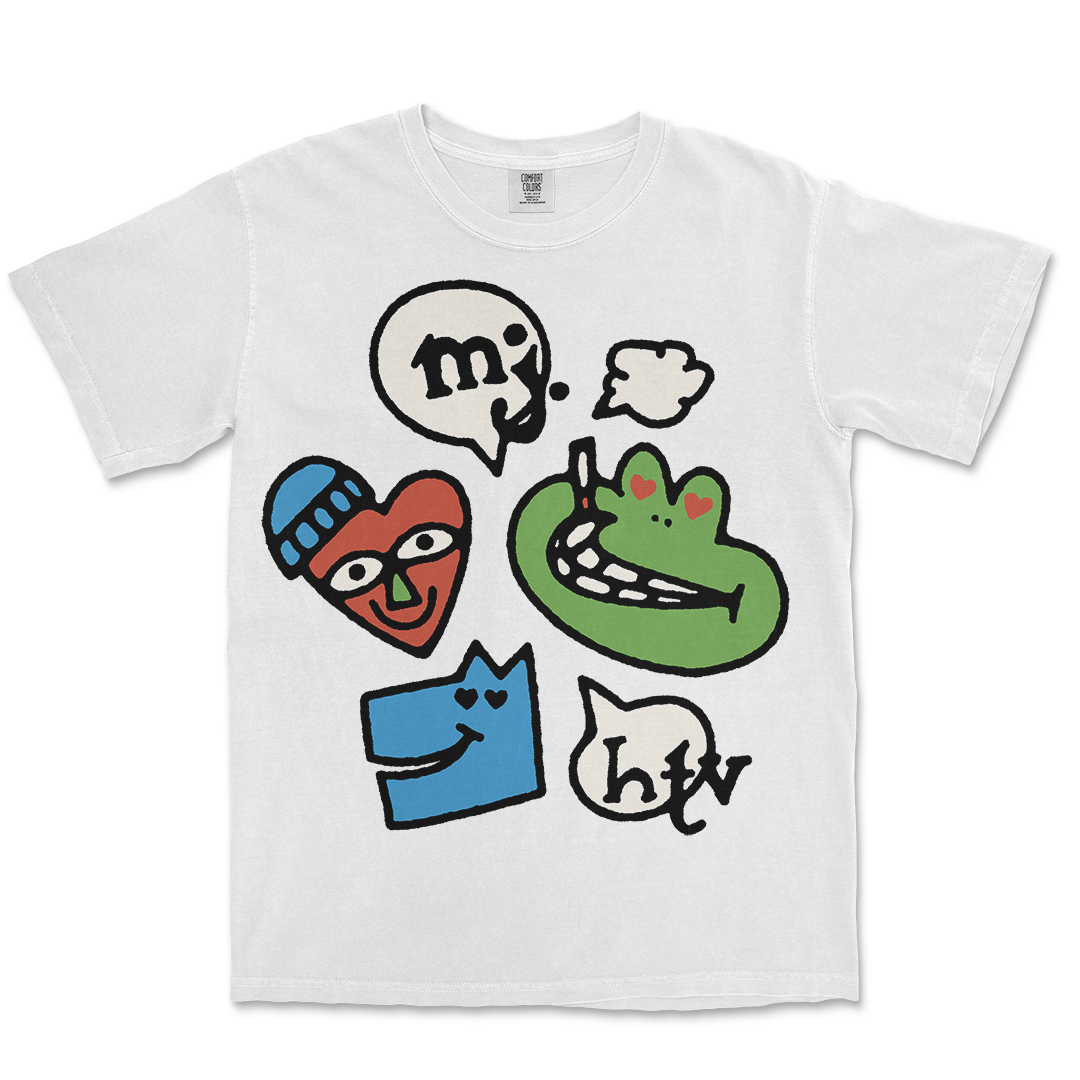 MOM JEANS. POP ART TEE
