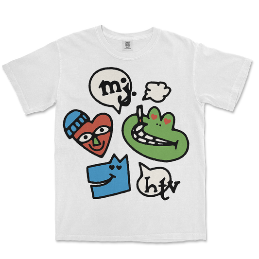 MOM JEANS. POP ART TEE