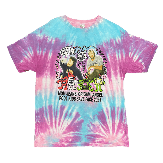 MJ PARTY TIE-DYE TEE - L