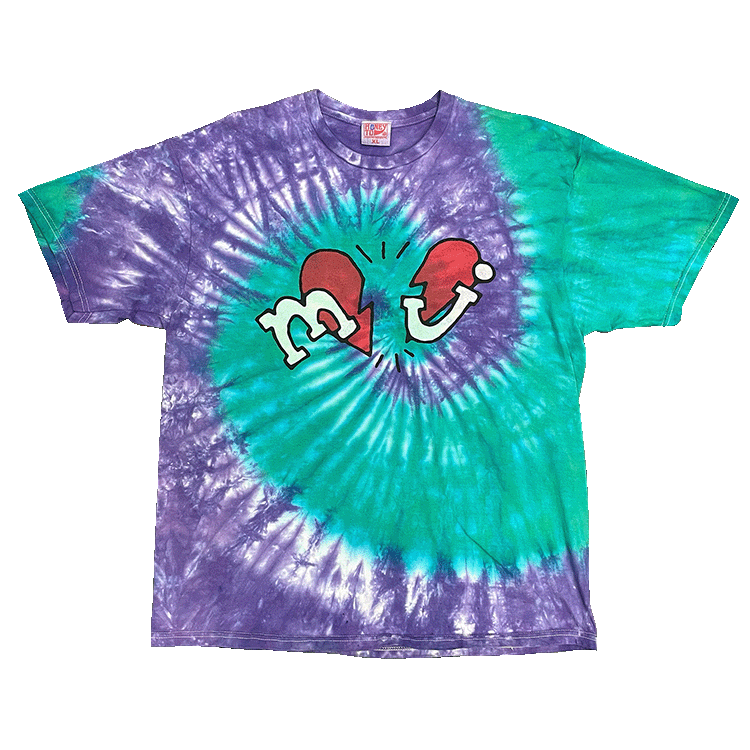MJ BROKEN HEART TIE-DYE TEE - XL