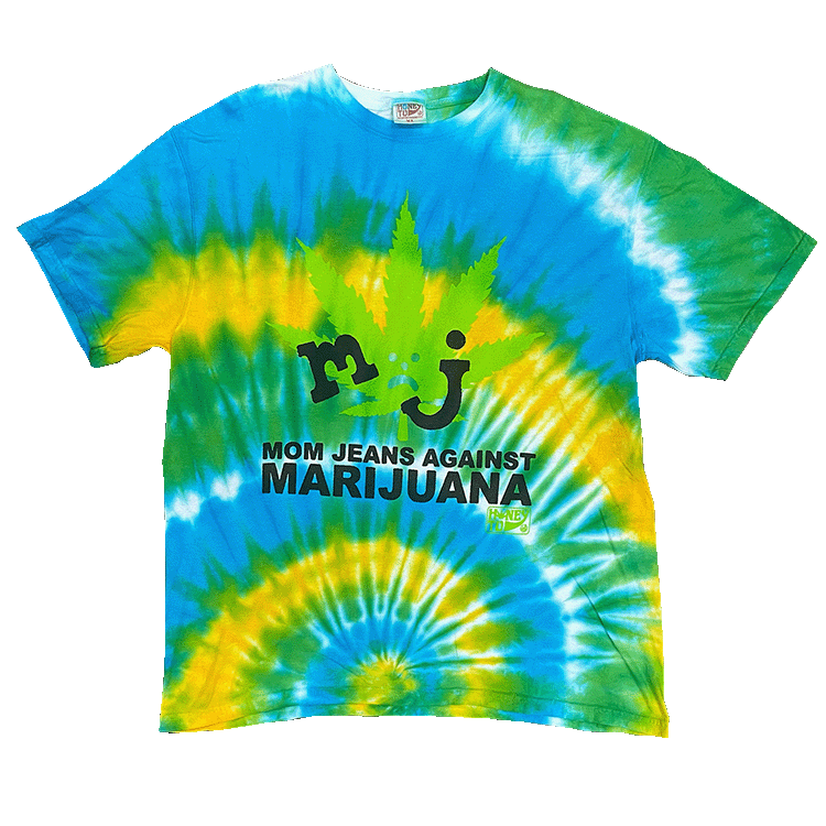 MJ MARIJUANA TIE-DYE TEE - XL