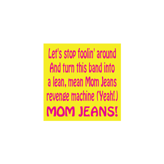 MJ FOOLIN AROUND STICKER