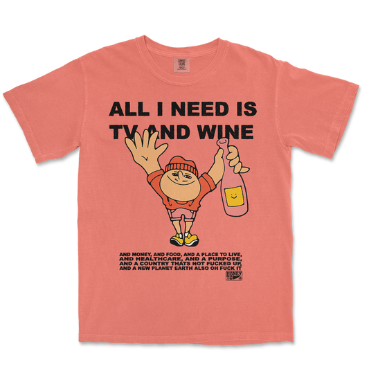 TV & WINE TEE