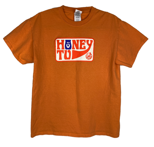 UPCYCLE TEE - L - ORANGE