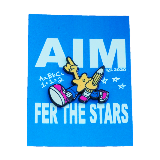 AIM 4 THE STARS PIN