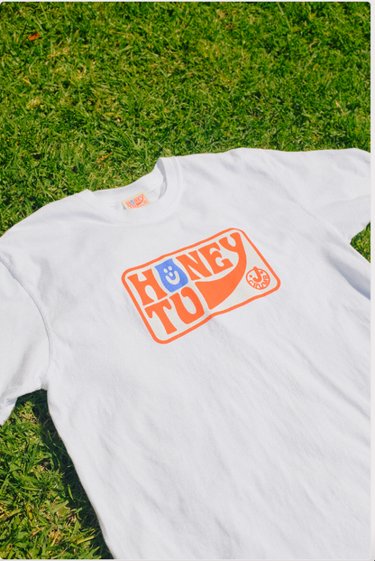 HTV WHITE BOX LOGO TEE