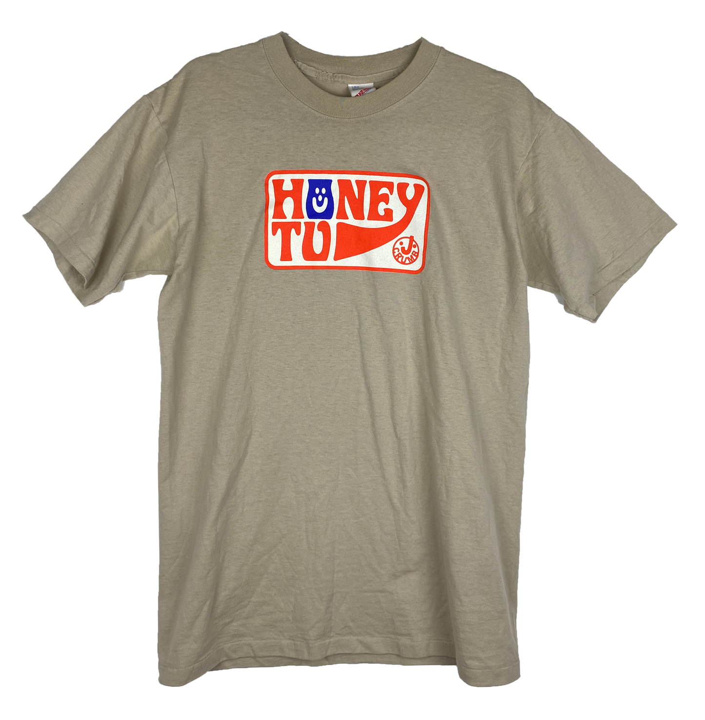 UPCYCLE TEE - L - TAN