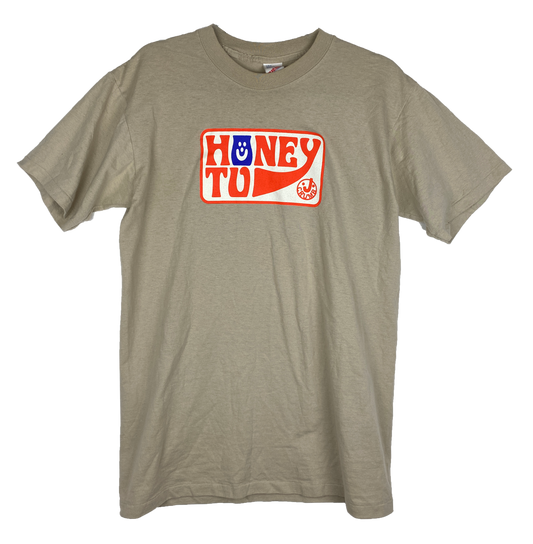 UPCYCLE TEE - L - TAN