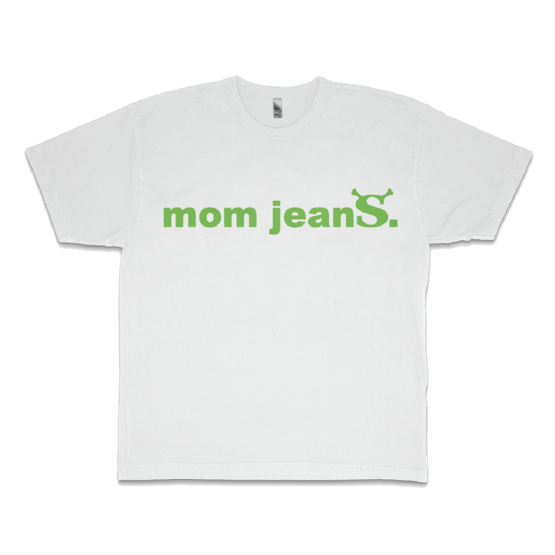 MOM JEANS. SHREK TEE