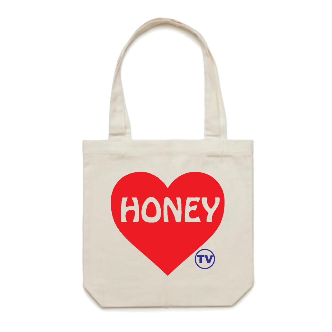 HONEY TV HEART TOTE