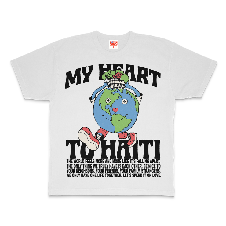 MY HEART TO HAITI TEE