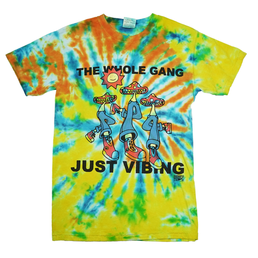 VIBING TIE-DYE TEE - 11 - S