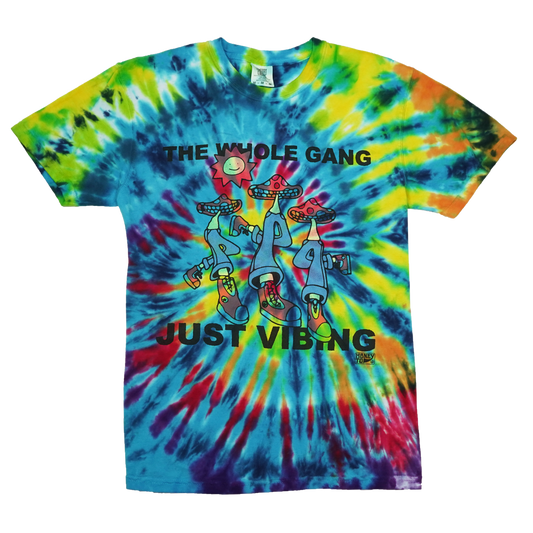 VIBING TIE-DYE TEE - 12 - M