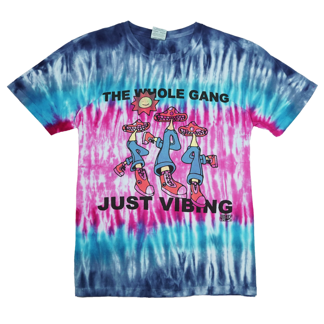 VIBING TIE-DYE TEE - 13 - M