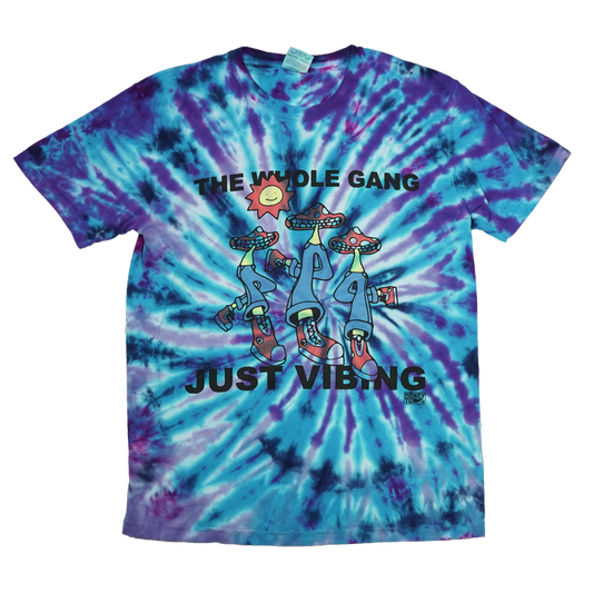 VIBING TIE-DYE TEE - 14 - M