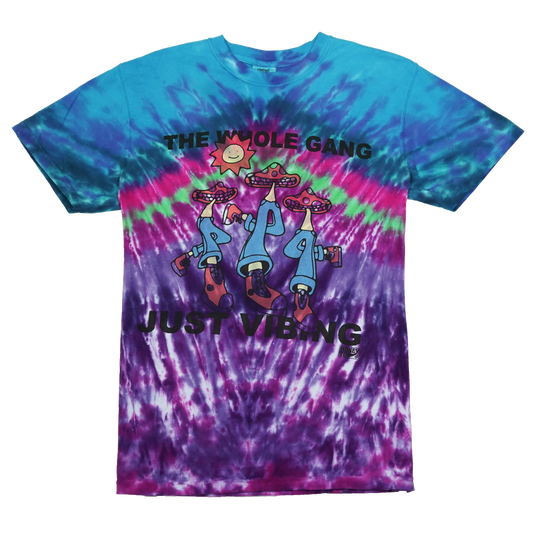 VIBING TIE-DYE TEE - 15 - M