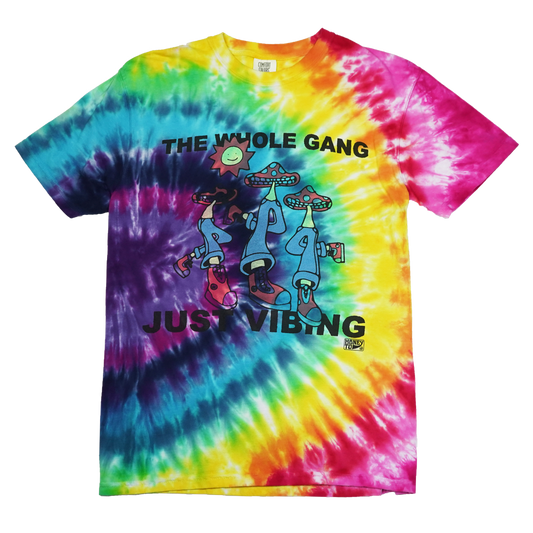 VIBING TIE-DYE TEE - 17 - M