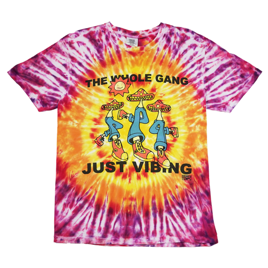 VIBING TIE-DYE TEE - 19 - M