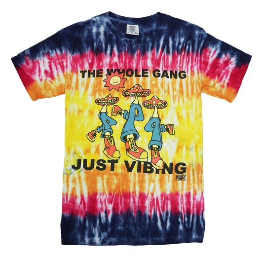 VIBING TIE-DYE TEE - 2 - S