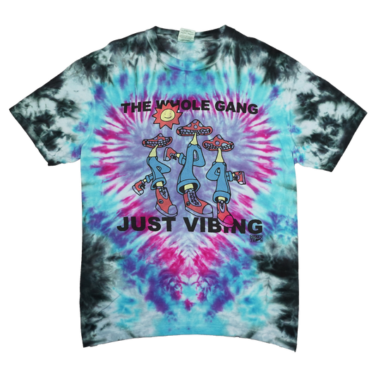 VIBING TIE-DYE TEE - 20 - L