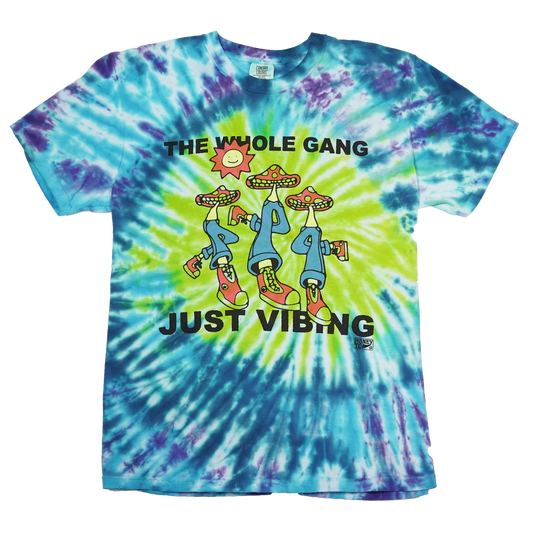 VIBING TIE-DYE TEE - 21 - L