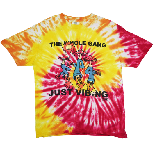 VIBING TIE-DYE TEE - 24 - L