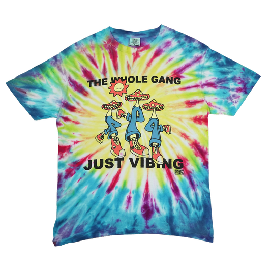VIBING TIE-DYE TEE - 29 - L