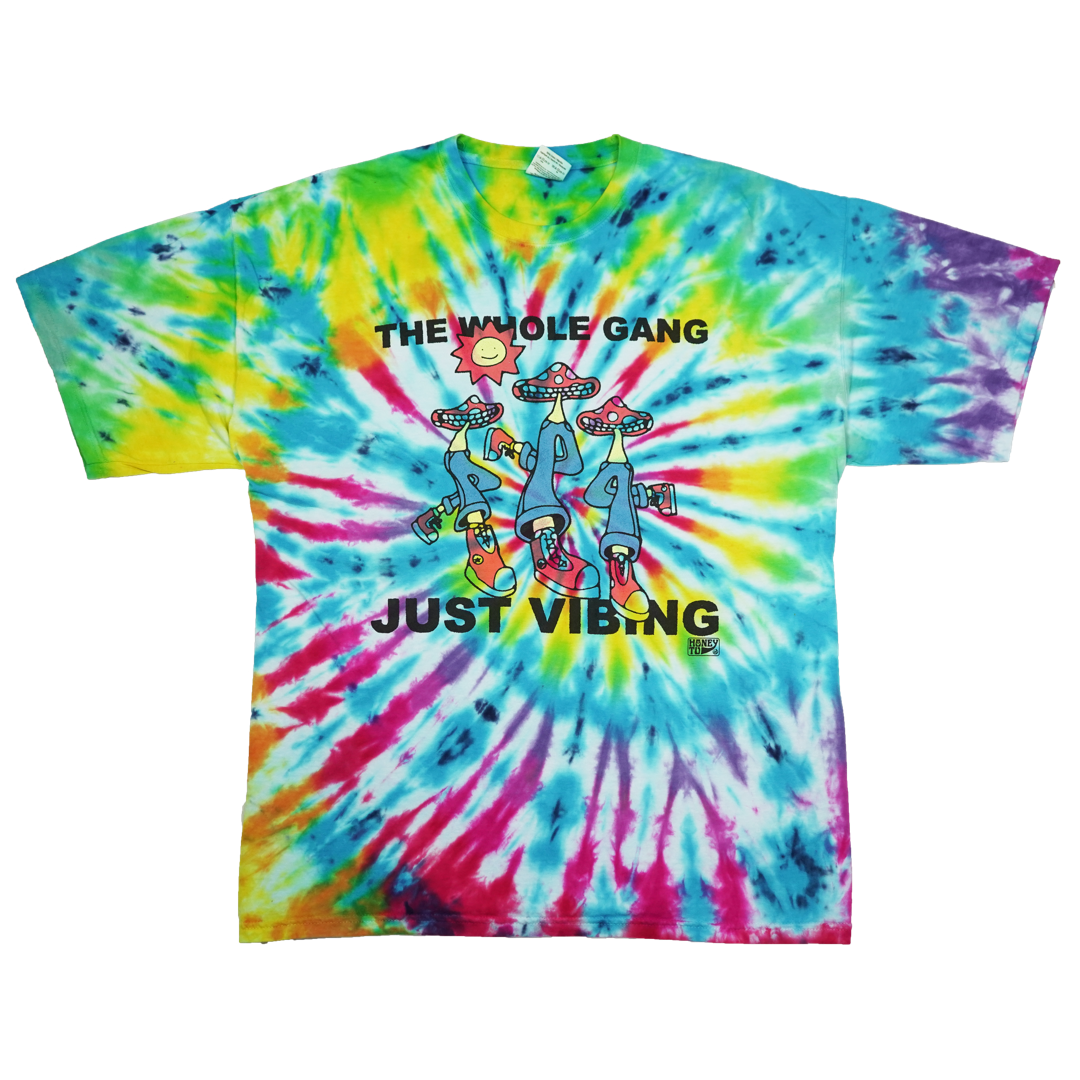 VIBING TIE-DYE TEE - 31 - 2XL