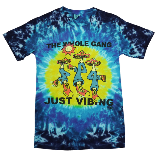 VIBING TIE-DYE TEE - 6 - S