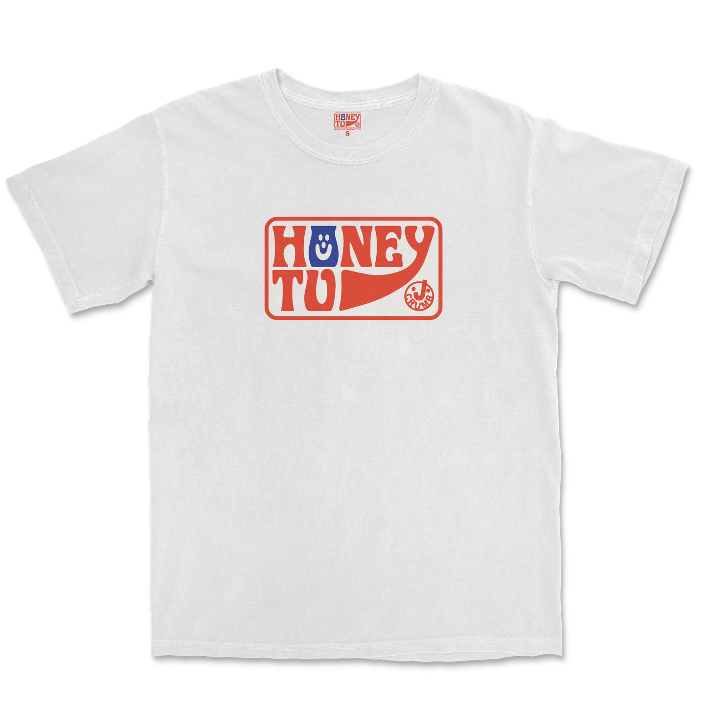 HTV WHITE BOX LOGO TEE
