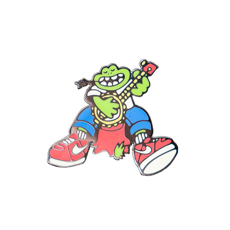 FROG BANJO PIN