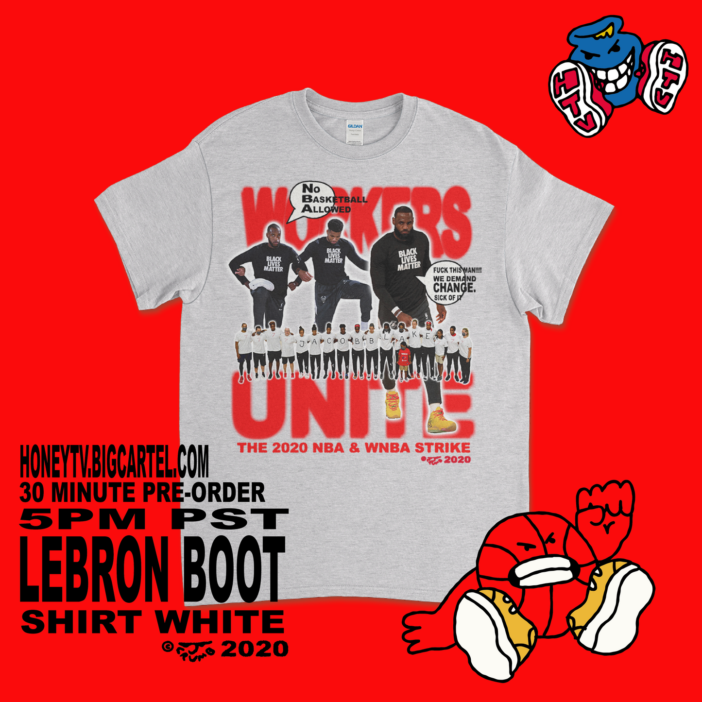 LEBRON “WORKERS UNITE” T-SHIRT